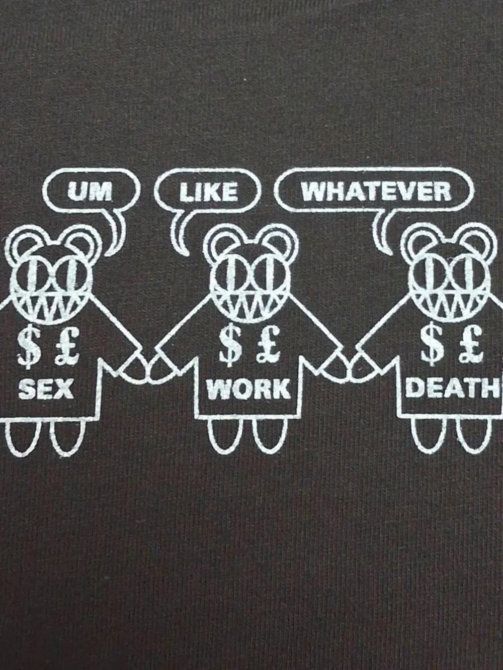 Radiohead T-Shirt W.A.S.T.E Ice Caps Melting Men's Small Black RARE NWOT NEW - Picture 5 of 8